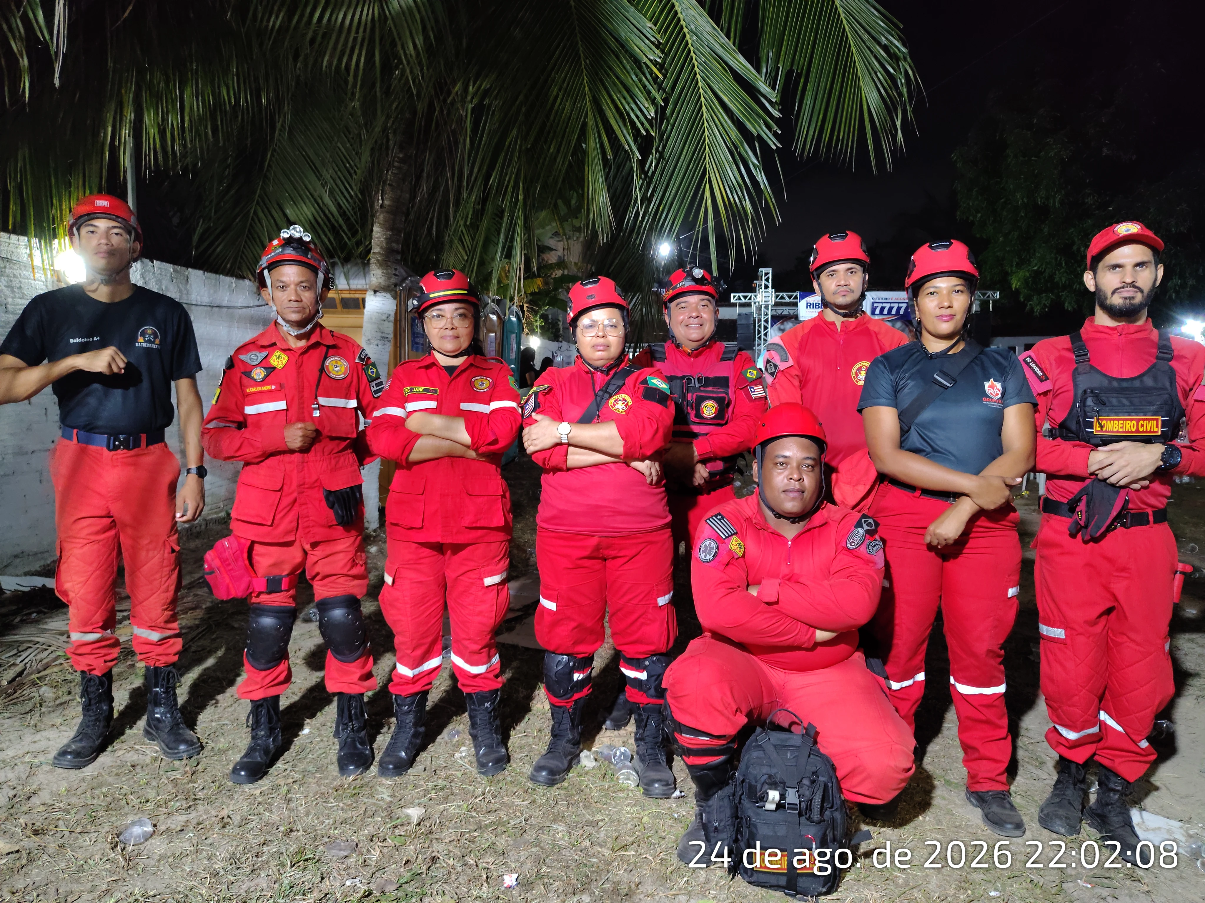Evento político atuando em prevenção